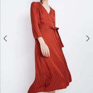 Madewell Satin Wrap Dress